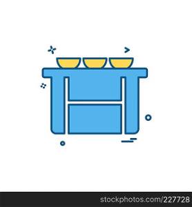 Kitchen icon design vector 
