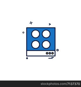 Kitchen icon design vector