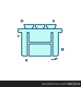 Kitchen icon design vector