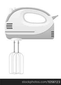 kitchen mixer vector illustration isolated on white background