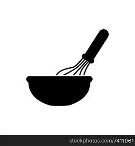 Kitchen Pan Icon on white background