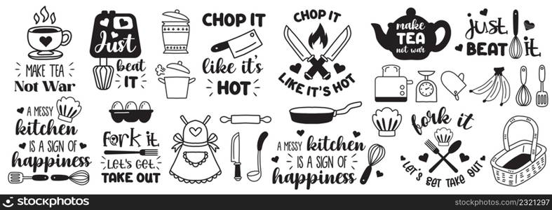 kitchen quote illustration Vector for banner, poster, flyer