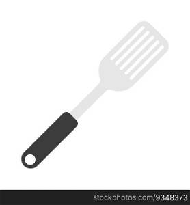 kitchen solid spatula isolated