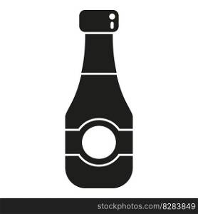 Kitchen soy sauce icon simple vector. Japanese food. Cooking menu. Kitchen soy sauce icon simple vector. Japanese food