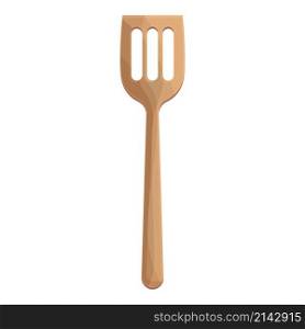 Kitchen spatula icon cartoon vector. Grill spoon. Bbq fork. Kitchen spatula icon cartoon vector. Grill spoon