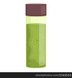 Kitchen spirulina tube icon cartoon vector. Alga plant. Algae food. Kitchen spirulina tube icon cartoon vector. Alga plant