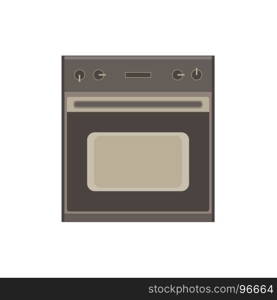 Kitchen stove cooking gas vector home interior modern stainless cook food luxury isolated icon