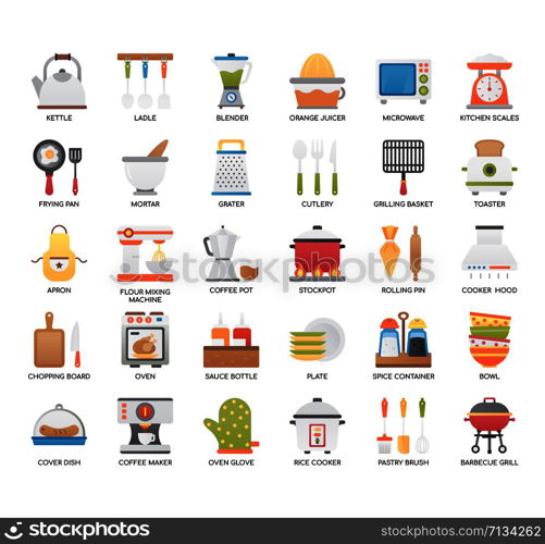 Kitchen Tools , Thin Line and Pixel Perfect Icons