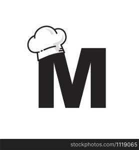 kitchen utensil chef hat alphabet theme logo icon sign vector art. kitchen utensil chef hat alphabet theme logo icon sign vector