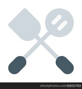 Kitchen utensils, icon on isolated background