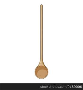kitchen wooden spoon cartoon. tool food, organic top, ladle kitchenware kitchen wooden spoon sign. isolated symbol vector illustration. kitchen wooden spoon cartoon vector illustration