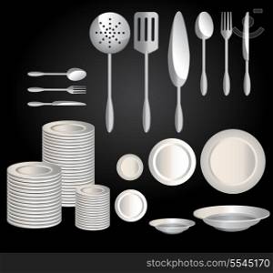 Kitchenware set, white ware