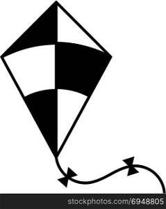 Kite Icon, Design Vector Art Illustration