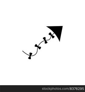 kite logo stock illustration design