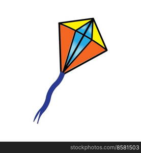 kite logo vector illustration design