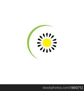 kiwi fruit ico logo vector design