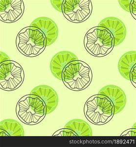 kiwi fruits repeat pattern. seamless textile background template