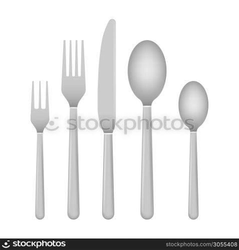 Knife and fork. Cutlery, dishes, coffee spoon, spoon Vector stock illustration. Knife and fork. Cutlery, dishes, coffee spoon, spoon. Vector stock illustration.