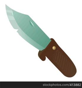 Knife icon. Cartoon illustration of knife vector icon for web. Knife icon, cartoon style