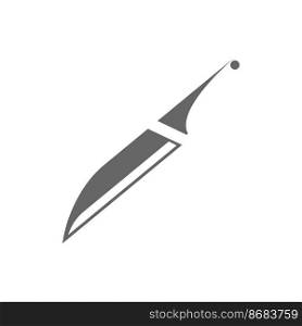 Knife icon logo design illustration vector