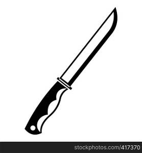 Knife icon. Simple illustration of knife vector icon for web. Knife icon, simple style