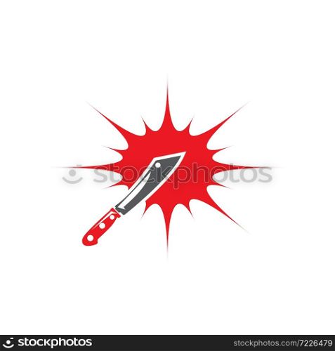 Knife icon. Vector logo illustration isolated sign symbol