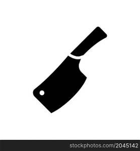 knife icon vector solid style