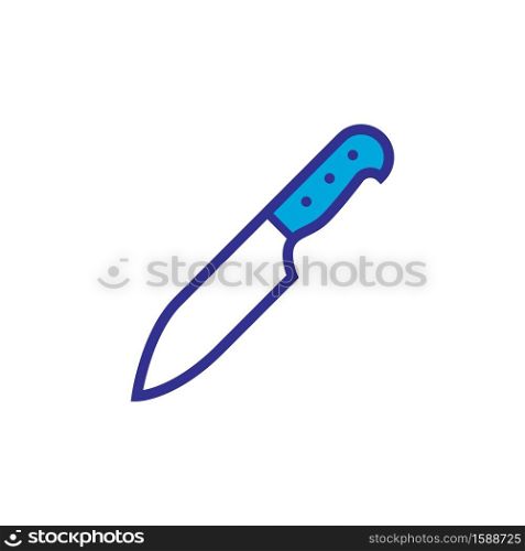knife icon vector symbol template
