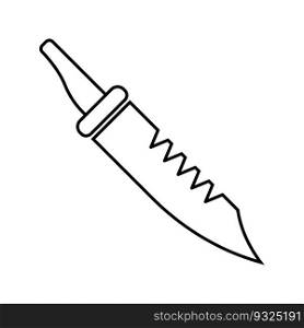 knife icon vector template illustration logo design