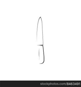knife logo stock illustration design