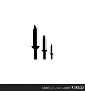 Knife logo template vector icon design
