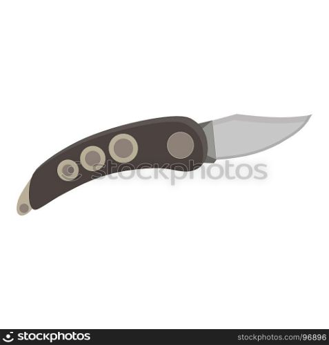 Knife military vector dagger hunting danger silhouette isolated weapon icon illustration