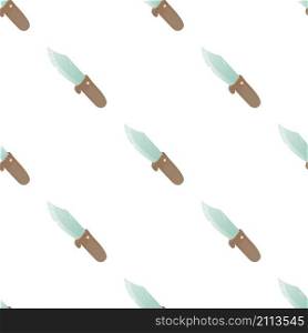 Knife pattern seamless background texture repeat wallpaper geometric vector. Knife pattern seamless vector