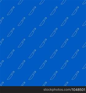 Knife pattern vector seamless blue repeat for any use. Knife pattern vector seamless blue