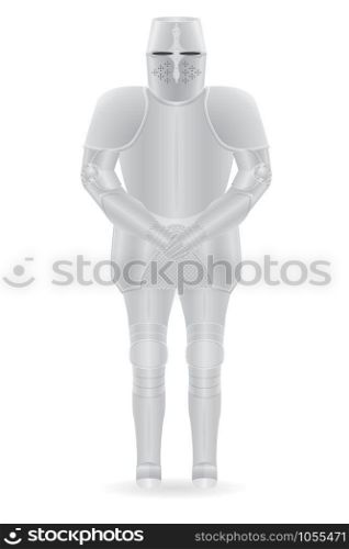 knight armor vector illustration isolated on background