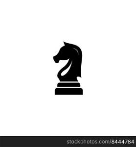 knight chess icon illustration design