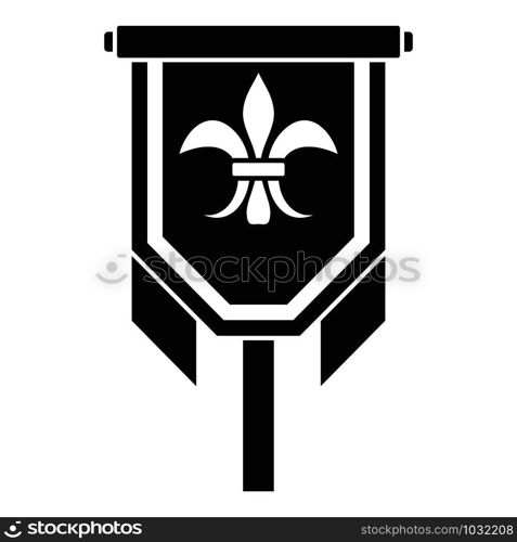Knight emblem icon. Simple illustration of knight emblem vector icon for web design isolated on white background. Knight emblem icon, simple style