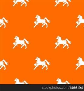 Knight horse mascot pattern vector orange for any web design best. Knight horse mascot pattern vector orange