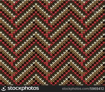 Knit seamless pattern