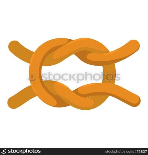 Knot icon. Cartoon illustration of knot vector icon for web. Knot icon, cartoon style