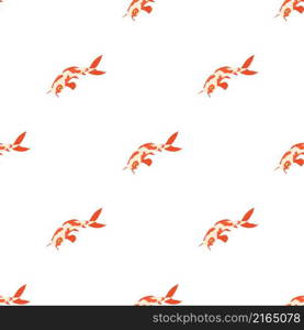 Koi carp pattern seamless background texture repeat wallpaper geometric vector. Koi carp pattern seamless vector