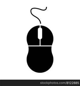 komputer mouse logo illustration design