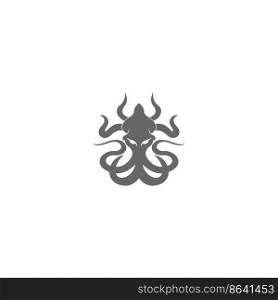 Kraken logo icon illustration template
