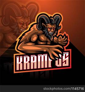 Krampus esport mascot logo design