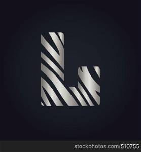 L letter logo vector design. Initial letter L logo design.