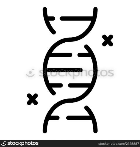 Lab dna icon outline vector. Laboratory science. Medical equipment. Lab dna icon outline vector. Laboratory science