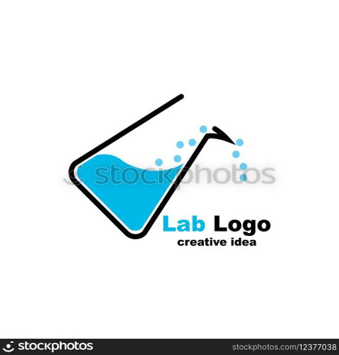 Lab Logo Template Design Vector,