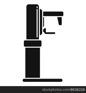 Lab mammography machine icon simple vector. Breast female. Clinic patient. Lab mammography machine icon simple vector. Breast female