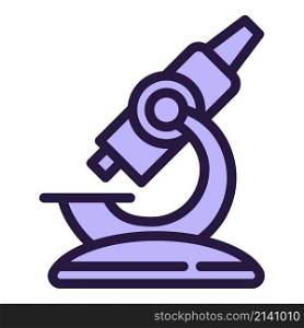 Lab microscope icon outline vector. Human baby. Experiment bio. Lab microscope icon outline vector. Human baby