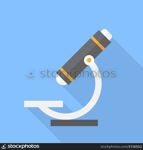 Lab microscope. Vector illustration .